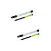 BESPORTBLE 2pcs Direction Stick Golf Swing Trainer Alignment Stick Swing Improvement Tool Putting Aid Easy to Use for All Golfers (Green)