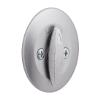Kwikset SmartKey Security Satin Chrome Metal Single Cylinder Deadbolt view 3