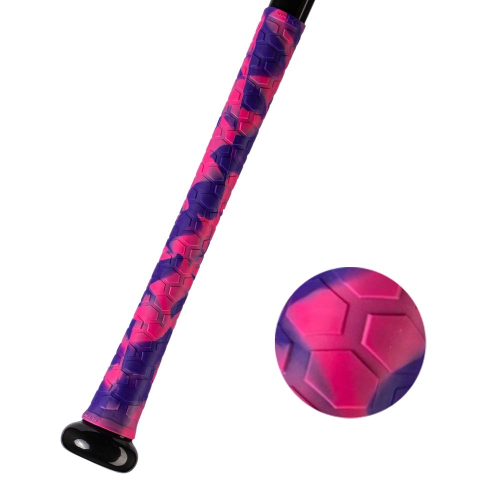 StickGrip Hexagon Series - Advanced Baseball & Softball Bat Grip - Easy Installation, Durable HydroFlex 2.0 Polymer, Weather-Resistant, High-Performance Grip