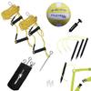 Park & Sun Sports Spectrum PRO: Portable Professional Outdoor Volleyball Net System, Black (SPEC-PRO/Black) view 2