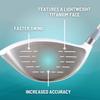 Majek K Series Golf Ultra Light Senior Lady Flex 460cc Womens #1 Titanium Face Driver 12.5 Degrees Ladies Ultra Petite Length Club view 3