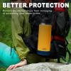 VGHNQ Silicone Sleeve for YETI, Owala Water Bottles, Bottom Boot for YETI 26 OZ, Boot Cover for Owala 32OZ, Boots Rambler Water Bottle Accessories (Blue, Fits YETI 26 OZ Bottle/Owala 32 OZ) view 4