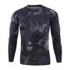 ZYXTIM Men's Hiking Shirts Waterproof Dry Fit Athletic T-Shirts SPF Long Sleeve Safari Shirts Outdoor Work Swim Fishing Tops Black view 2