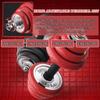 Adjustable Dumbbell Set Pair Household Electroplated Cast Iron Adjustable Weight, 2-in-1 Practical Barbell, Rubber Protective Cover, No Damage to The Floor (Color : Red, Size : 5kg/11lb*2pcs) view 2