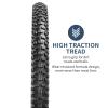 YUNSCM 26" Mountain Bike Tires 26x2.30 56-559 and 26" Heavy Duty Bike Tubes Schrader Valve, Compatible Off Road Bike 26x2.25 26 x 2.30 26x2.35 Bicycle Tires and Tubes (Y-901) view 3