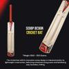 Bratla Scoop Jumbo Kashmir Willow Cricket Bat with Bat Cover - Adult Size, Lightweight Wooden Bat for Hard Tennis Ball and Softball Cricket view 3