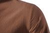 AIFARLD Men's Long Sleeve Shirts Retro Style Lace up for Medieval,Viking,Hippie Matching Cosplay Pirate Renaissance Costume Brown view 2