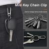 15 Set Key Ring Keychain Carabiner Clip 3/4" O-Ring Sring Snap Key Chain Hooks for Flashlight Keys Lanyard (Black) view 2