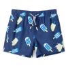 SURF CUZ Boys Swim Trunks Toddler Swim Shorts UPF 50+ Bathing Suit for Boy Swimsuit Mesh Swimwear Quick Dry Beach Board Shorts Navy Blue Popsicle 2T view 1