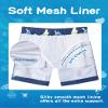 SURF CUZ Boys Swim Trunks Toddler Swim Shorts UPF 50+ Bathing Suit for Boy Swimsuit Mesh Swimwear Quick Dry Beach Board Shorts Navy Blue Popsicle 2T view 2