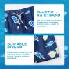 SURF CUZ Boys Swim Trunks Toddler Swim Shorts UPF 50+ Bathing Suit for Boy Swimsuit Mesh Swimwear Quick Dry Beach Board Shorts Navy Blue Popsicle 2T view 4