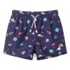 SURF CUZ Boys Swim Trunks Toddler Swim Shorts UPF 50+ Bathing Suit for Boy Swimsuit Mesh Swimwear Quick Dry Beach Board Shorts Navy Space Planet 7 Years view 1