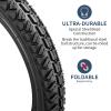 YUNSCM 2-PCS 16" Kid Bike Tires 16x1.95/54-305 and 16" Heavy Duty Bike Tubes Schrader Valve Compatible with 16x1.90 16 x 1.95 16x2.0 All-Terrain Directional Tread Bicycle Tires and Tubes (Y-1199) view 3