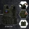 Snacam Tactical Vest for Men Molle Airsoft Vest Adult (Army Green) view 2