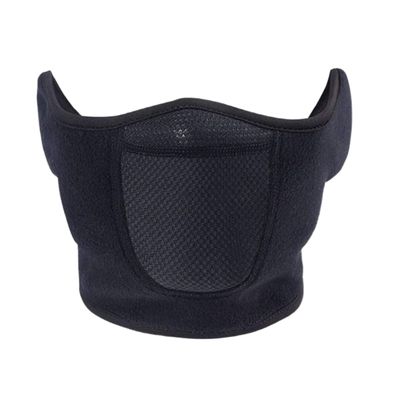 Breathable Winter Balaclava Half Face Mask Ear Warmer Windproof Men Women for Skiing Snowboarding Motorcycling Black
