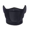 Breathable Winter Balaclava Half Face Mask Ear Warmer Windproof Men Women for Skiing Snowboarding Motorcycling Black