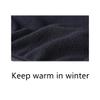 Breathable Winter Balaclava Half Face Mask Ear Warmer Windproof Men Women for Skiing Snowboarding Motorcycling Black view 3