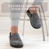 Indoor/Outdoor Sport Knit Closed Back Slippers with Memory Foam Comfort and Heel Support view 2