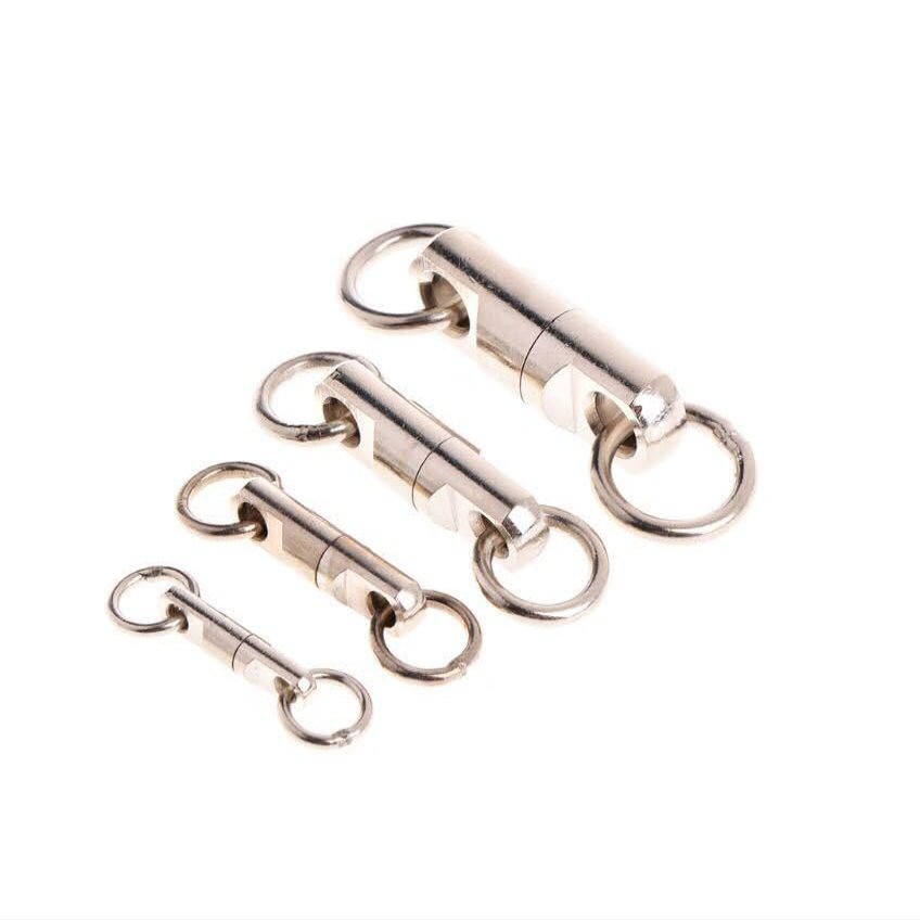 AOHRO Pack of 20 Offshore Heavy Duty Swivels Ball Bearings Stainless Steel 100-600Lb (16.3mm 100LB 20pcs)