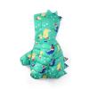 Baby Boys Girls Down Jacket Cute Dinosaur Print Zipper Coat with Pocket Winter Warm Thick Hoodie Coat (Green, 2-3 Years) view 3