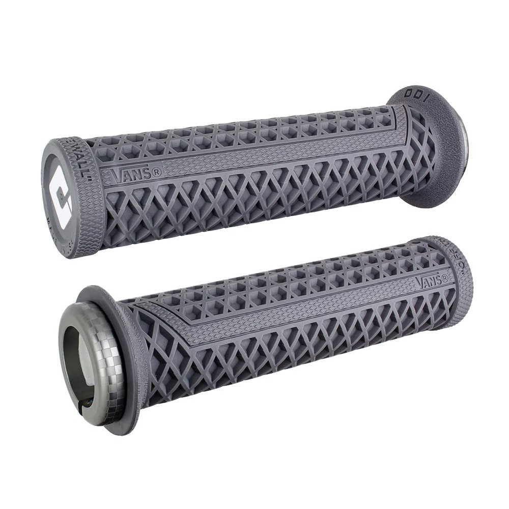 ODI Vans V2.1 MTB LockOn Grips Lock On Grey w/Checker Clamp 130mm
