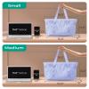 BAGSMART Tote Bag for Women with Zipper, Gym Tote with Compartments, Laptop Work Tote Nurse Dance Yoga Bag for Sport, Travel view 3
