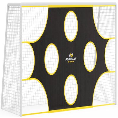 PodiuMax Soccer Goal Target Net with 10 Scoring Zones, Compatible with 12'x6 Soccer Goals