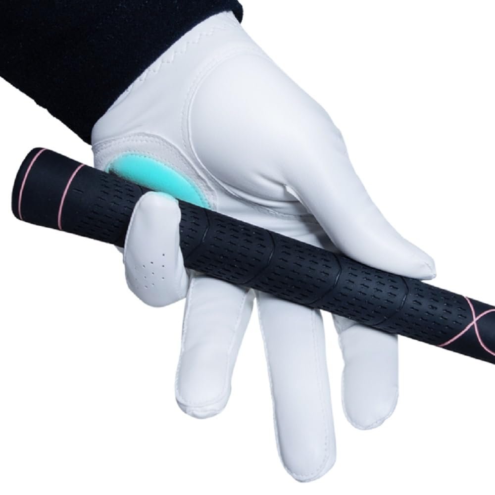 WINNER SPIRIT Miracle Grip Hard Training Golf Glove Consistent Stable Grip with Cabretta Leather (Mens XXL, Left)