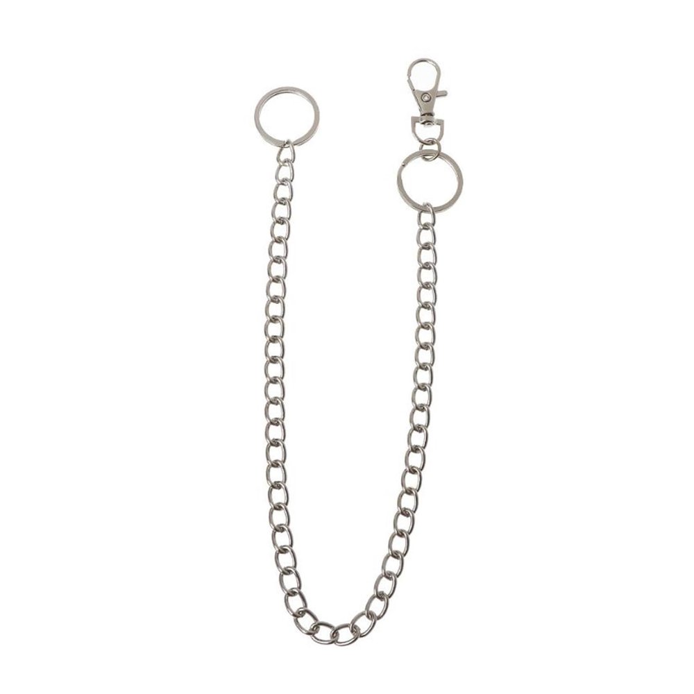 16" Belt Wallet Chain Waist Pants Chain Pocket Chain With Keyring For Pants Belt Jeans Wallets Keys Unisex (Color : 10)