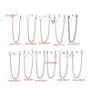 16" Belt Wallet Chain Waist Pants Chain Pocket Chain With Keyring For Pants Belt Jeans Wallets Keys Unisex (Color : 10) view 3