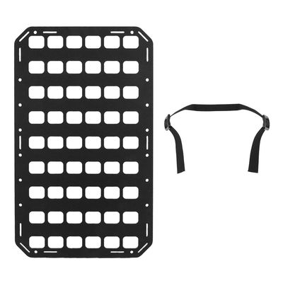 11.8x18.5inch Tactical Rigid Insert MOLLE Panel Portable Gear Organizer, with Carry Handle Backpack Bag Equipment Storage IFAK Pouches Holsters Holder Gun Rack Mount