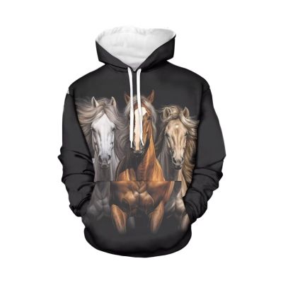 WELLFLYHOM Crazy Horse Shirt Oversize Hoodies Women Drawstring Hooded Sweatshirt Small Graphic Pullover Hoodies Sweater Shirt Long Sleeve Active Top Black Fall Clothes Sport Outfits
