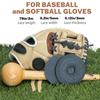 Aeesio Softball Baseball Glove Lace, Mitt Lace Repair Kit Includes 2 Leather Laces and Lacing Needle for Catcher's Glove (Gray) view 4