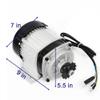 DC Electric Brushless Motor, 48V 750W 516RPM Electric Scooter Motor with Controller for Electric Tricycles and Carriages view 4
