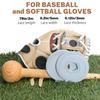 Aeesio Softball Baseball Glove Lace, Mitt Lace Repair Kit Includes 2 Leather Laces and Lacing Needle for Catcher's Glove (White) view 4