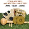 Aeesio Softball Baseball Glove Lace, Mitt Lace Repair Kit Includes 2 Leather Laces and Lacing Needle for Catcher's Glove (Yellow) view 4