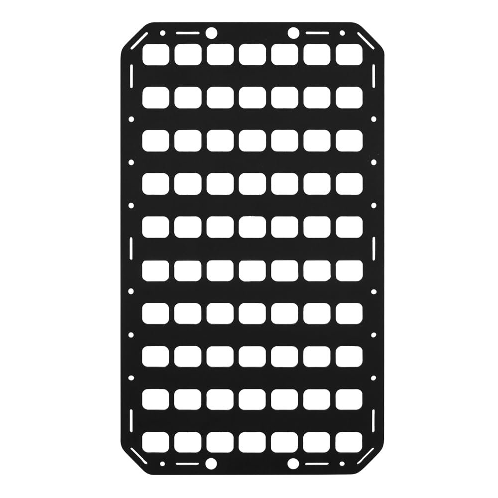 12.2x21inch Tactical Car Back Seat Organizer,Rigid MOLLE Panel for Universal Vehicles, Tactical Modular Storage Platform for Gun Holster IFAK Pouch