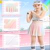 SPFAS Girls Pleated Tennis Skirt with Pockets Shorts Girl's Athletic Golf Skirt for Running School Cheerleading 4-15 Years view 3