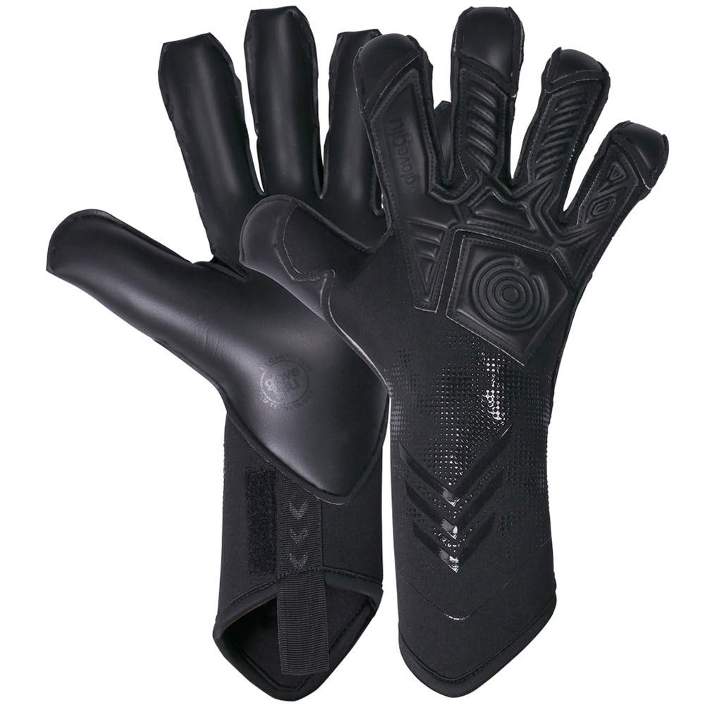 GloveGlu v:OODOO MEGAgrip Plus Goalkeeper Gloves Size 9