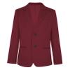 YONGHS Boys Classic Fit Sport Blazer Long Sleeve Lapel Suit Jacket Single Breasted Outerwear Coat Burgundy 12 Years view 1