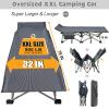 ABORON XXL Camping Cot for Adults 900LBS - 78"32" Oversized Folding Bed with Mattress Pad, Heavy Duty 1200D Oxford Outdoor Cot with Carry Bag view 4