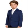 YONGHS Boys Classic Fit Sport Blazer Long Sleeve Lapel Suit Jacket Single Breasted Outerwear Coat Navy 8 Years view 4
