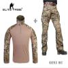 Elite Tribe Airsoft bdu Tactical Uniform Combat Gen3 Suit Shirt Pants (Multicam, Large) view 2