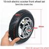Electric Scooter Tire 10 Inch Vacuum Inflatable Full WheelPneumatic Tire Wheel Hub Send Butterfly Brake Solid Tire Electric Scooter Scooter tires view 2