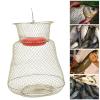 Airshi Fish Basket, Fishing Net Cage, Professional Manufacturing for Wild Fishing Sea Fishing Stream Pool (Diameter 33cm) view 4