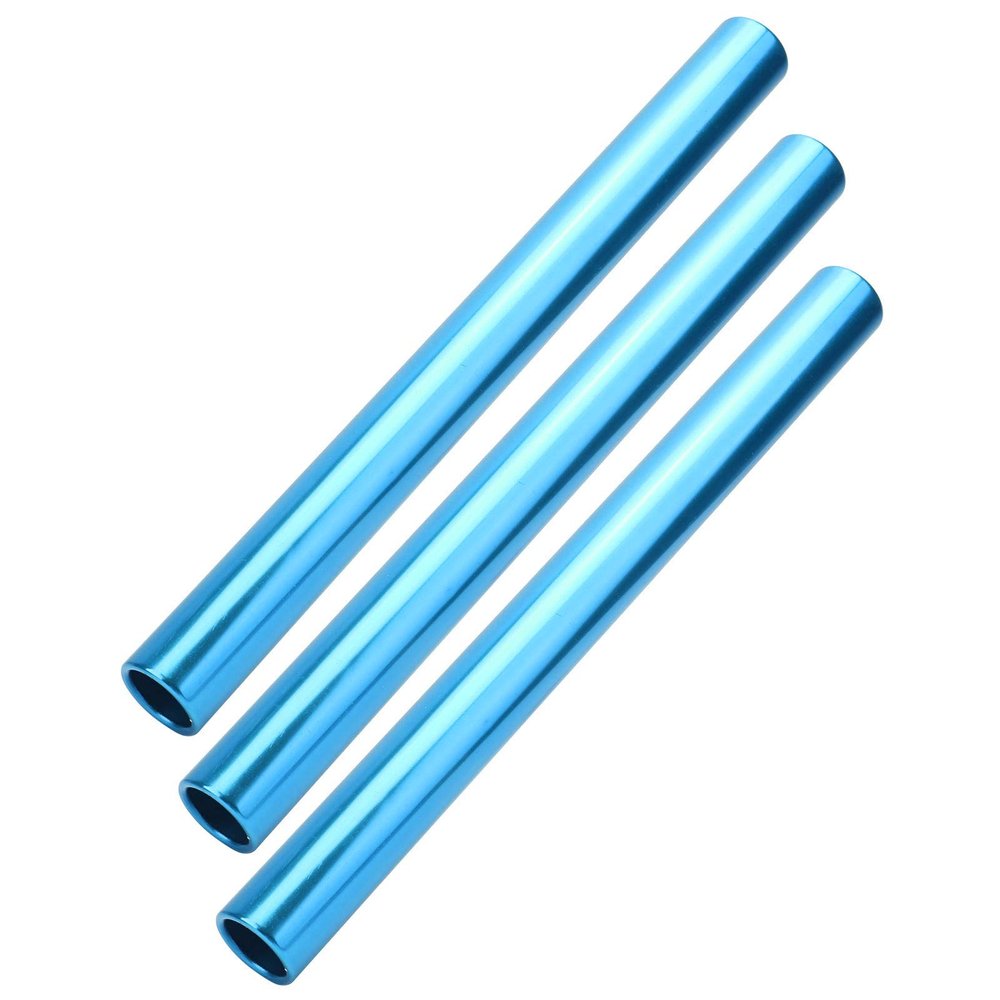 Airshi Relay Pole, Sprint Relay Pole, Bright Color NonToxic Aluminum Relay Harmless Track for Field Running (Blue)