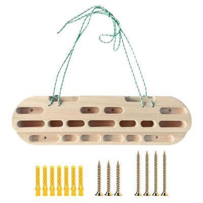Vansza Wooden Rock Climbing Hangboard, Portable Hang Board-Wooden Fingerboard Climbing for Climbing Training, Building Core Strength, Hangings Practice