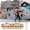 Vansza Wooden Rock Climbing Hangboard, Portable Hang Board-Wooden Fingerboard Climbing for Climbing Training, Building Core Strength, Hangings Practice view 4