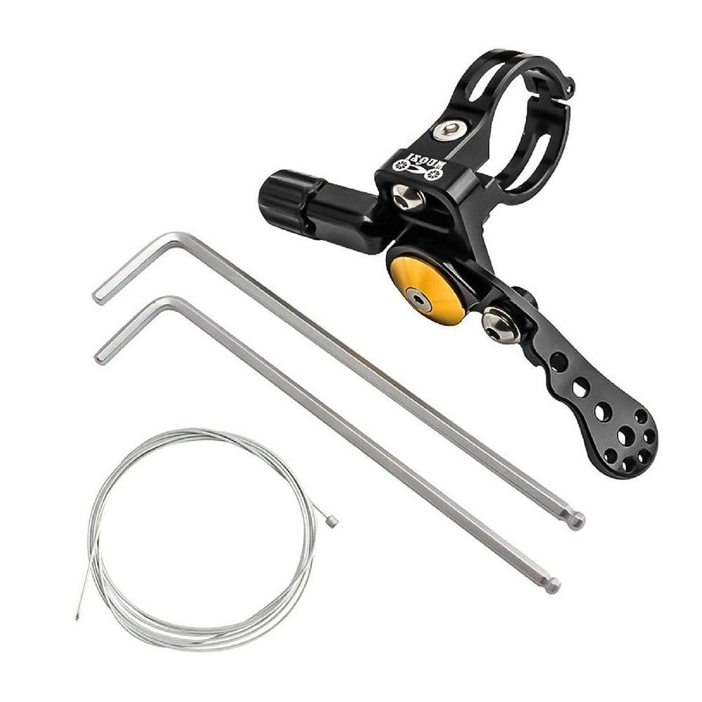 Bicycle Dropper Post Lever Bike Seatpost Dropper Remote Lever Shifter Control Remote for 22.2/24mm Bike Handle Bars Mountain Biking Gear for Kids Biking Gear and Accessories