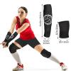 Poen 10 Pcs Volleyball Accessories, Volleyball Shorts Knee Pads and Arm Sleeves with Protection Pad Spandex Shorts for Women Youth Girls Training Dance(Medium) view 3